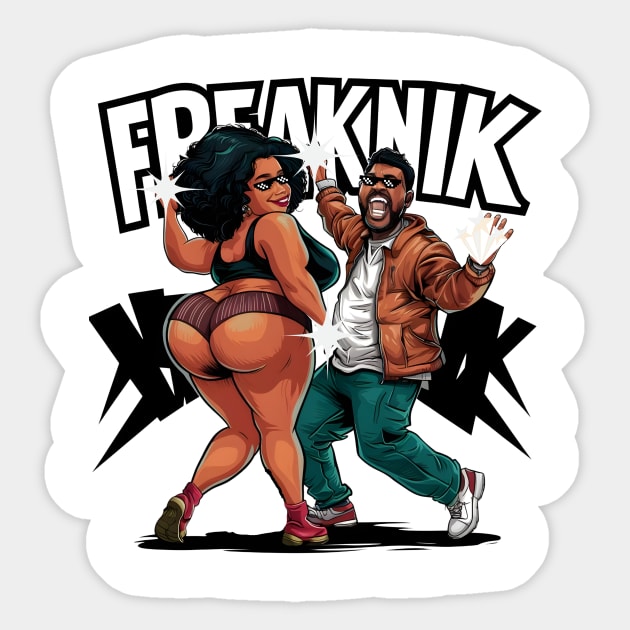 freaknik atlanta Sticker by TreSiameseTee